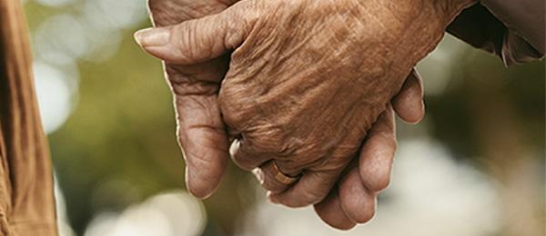 holding hands while on dialysis